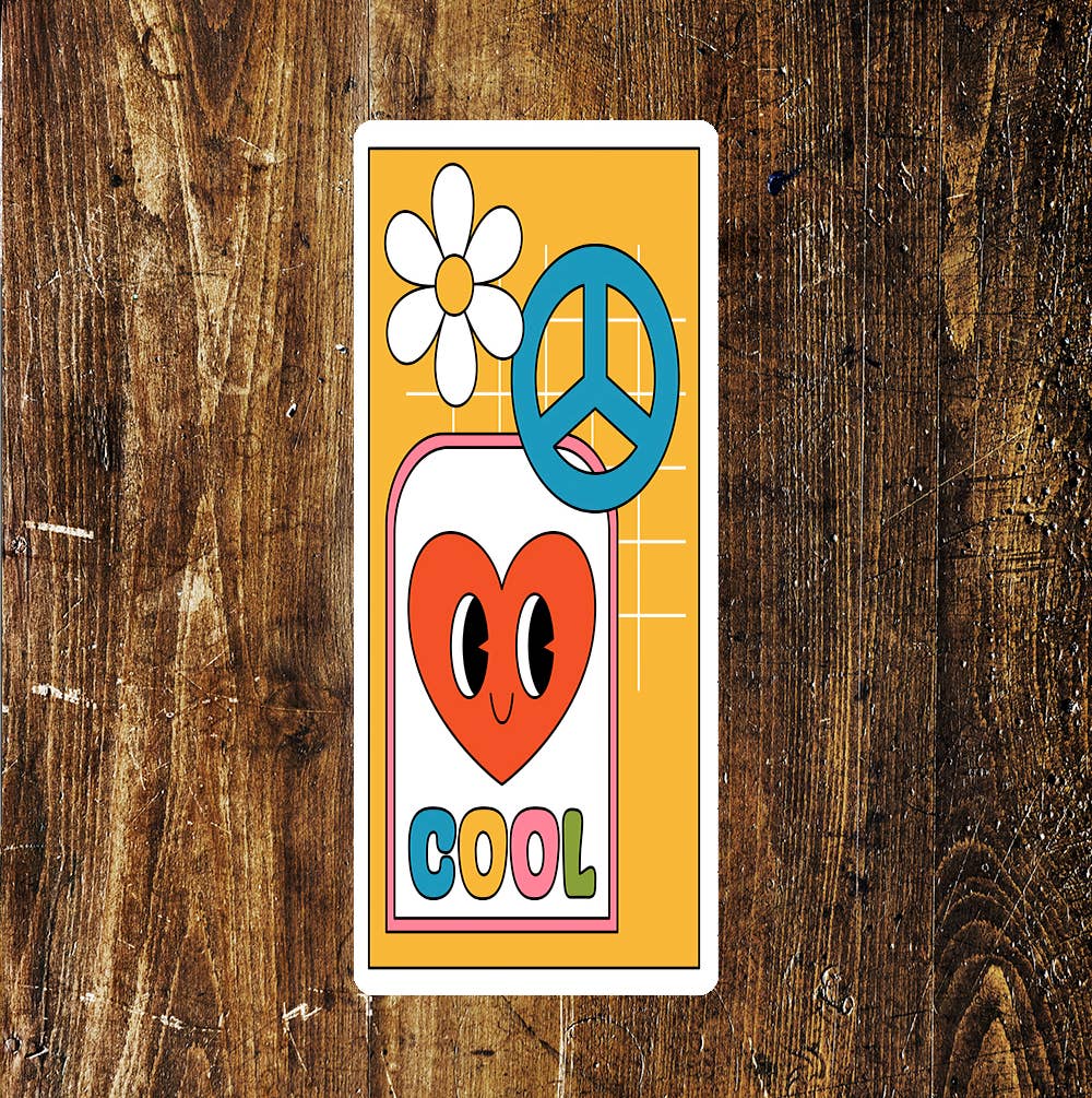 Flower Power Peace colourful Art | Metal Sign