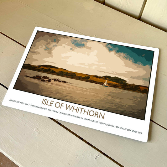 Isle Of Whithorn Travel | Metal Travel Wall Sign