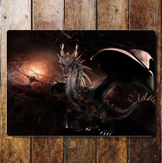 Dragon Fire | Metal Wall Sign