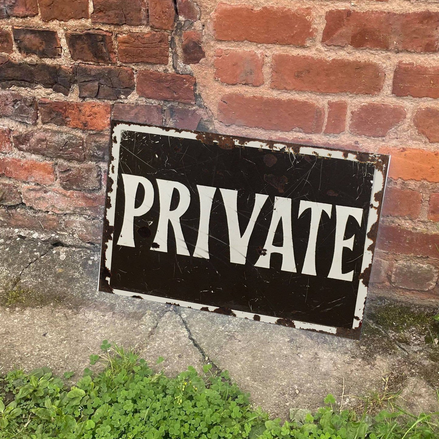 Private Metal Advertising Wall Sign
