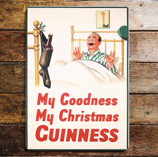 My Goodness My Christmas Guinness | Metal Sign