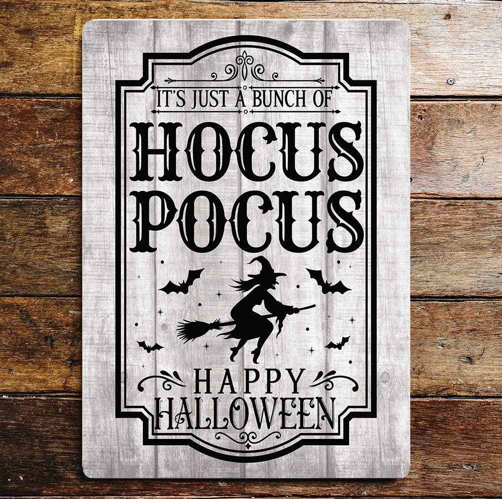 Hocus Pocus Happy Halloween | Metal Sign Plaque