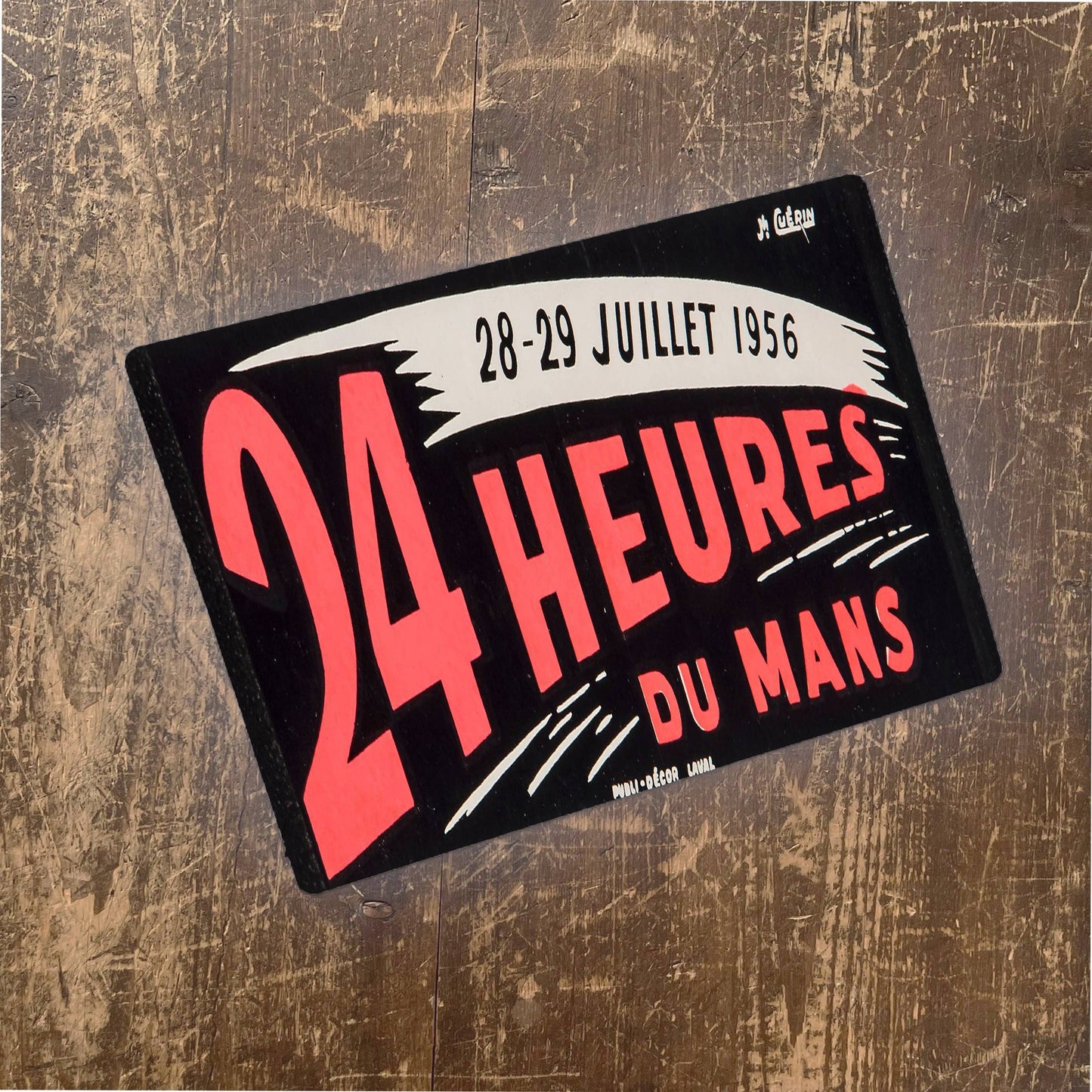 24 Heures Du Man Racing Poster | Metal Wall Sign