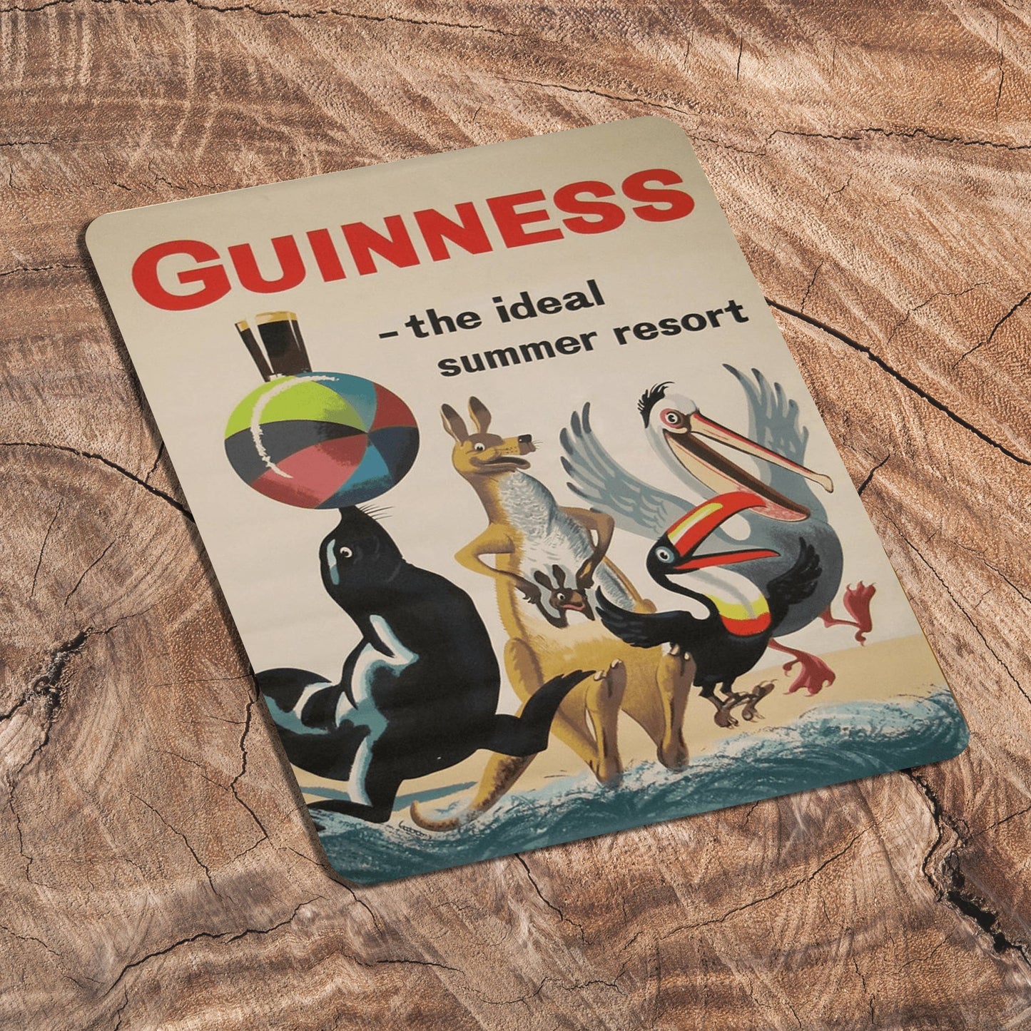 Guinness the ideal summer resort | Metal Sign