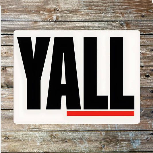 Yall Cowboy Western Art | Metal Sign Plaque