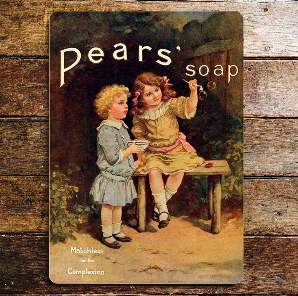 Pears Soap Matchless for the Complexion Metal Sign