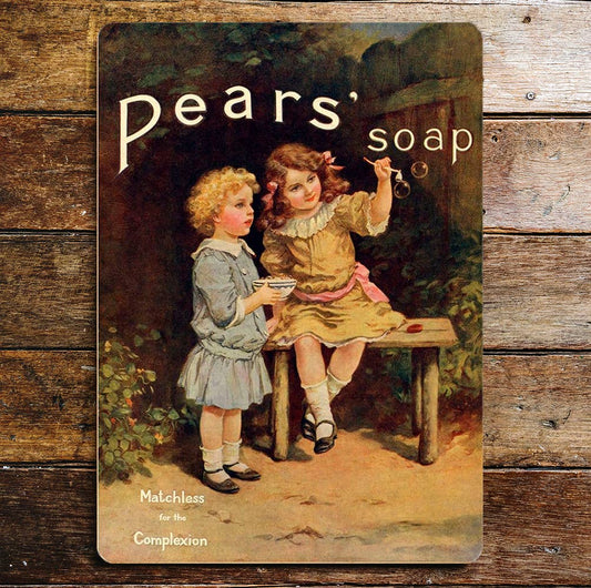 Pears Soap Matchless for the Complexion Metal Sign