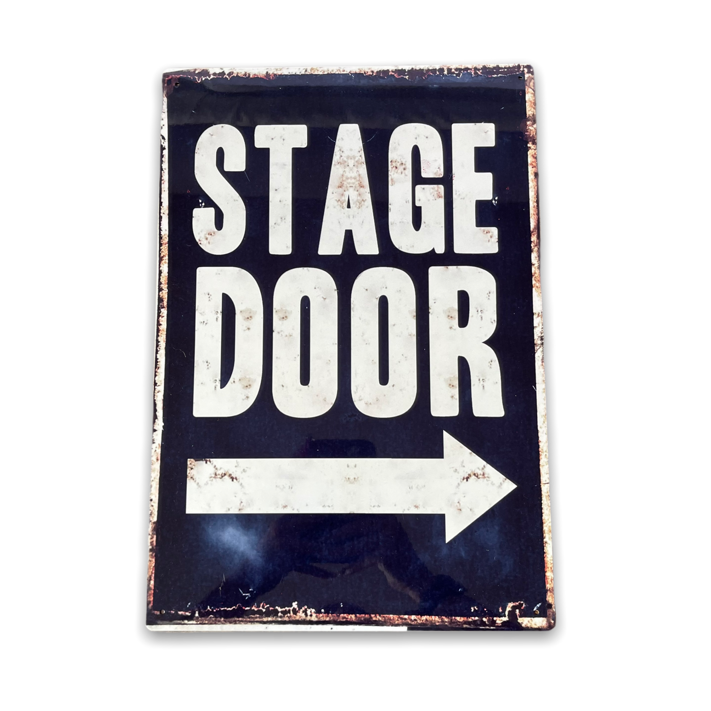 Stage Door Metal Advertising Wall Sign