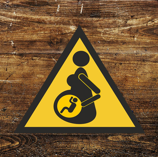 Pregnant Women triangle | Metal Sign Plaque