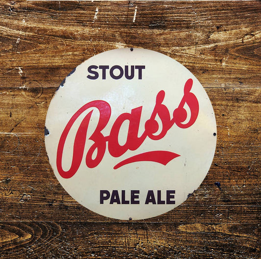 Stout Beer Bass Pale Ale Circle Metal Sign