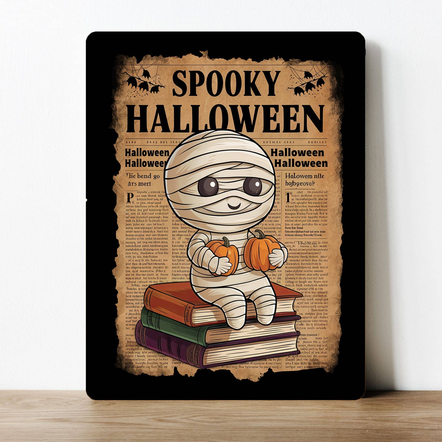 Spooky Halloween News Horror Scary Metal Sign Plaque