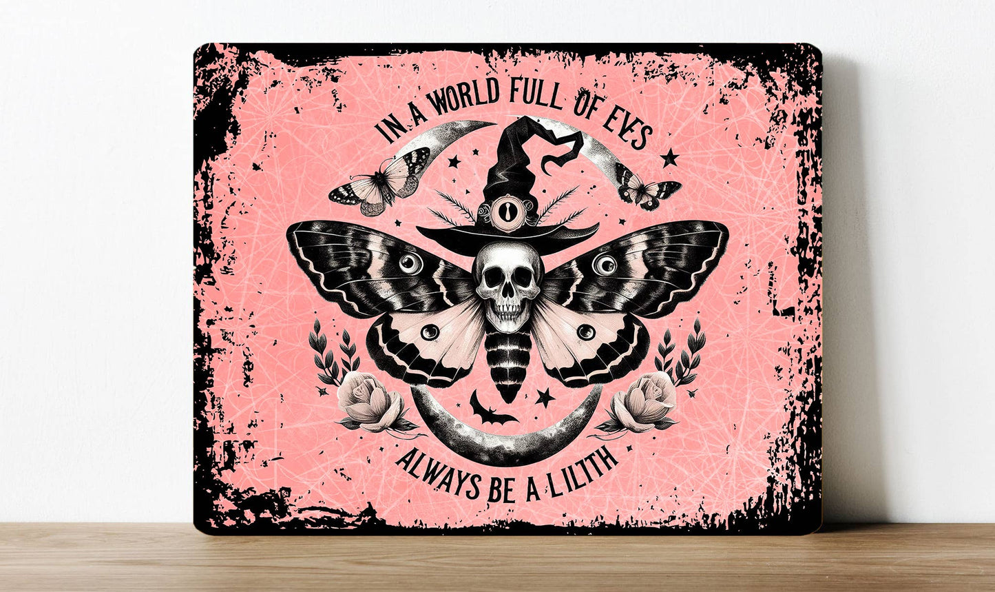 Be a Lilith Halloween Spooky Supernatural | Metal Sign Plaque