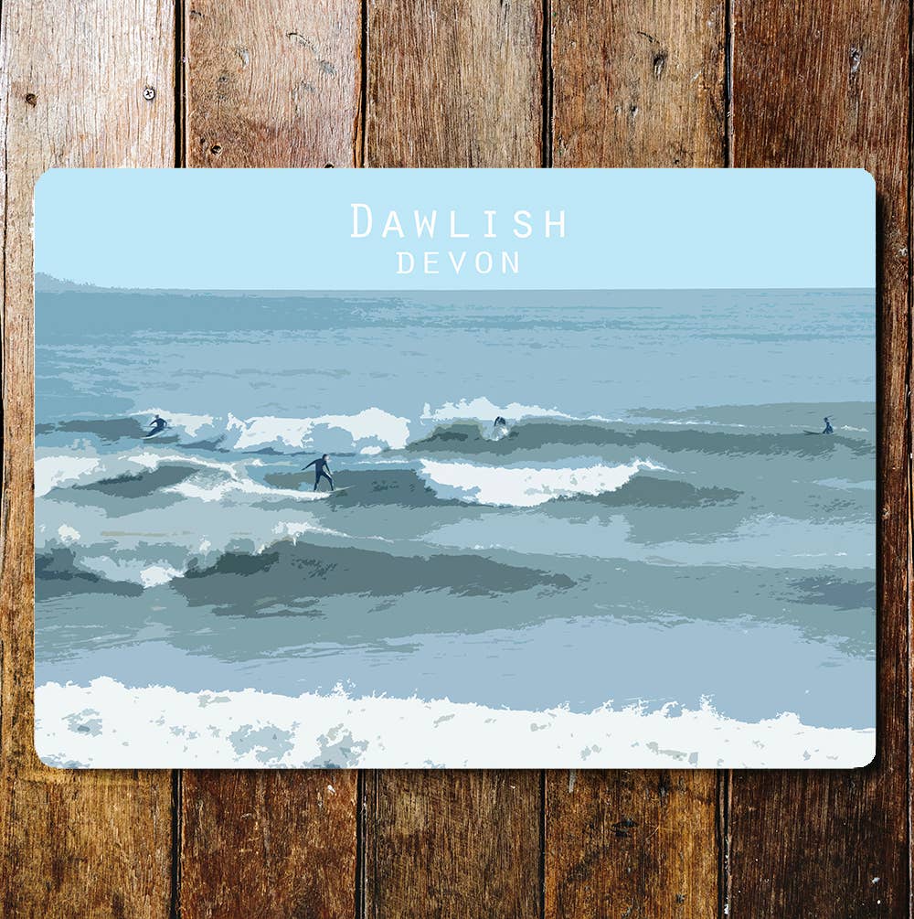 Dawlish Surf Devon Travel | Metal Wall Sign Plaque