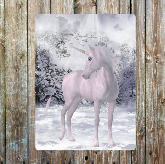 Unicorn Enchanted  Art  | Metal Sign Plaque