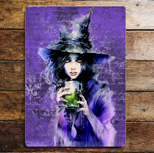 Drinker Witch Halloween | Metal Sign Plaque