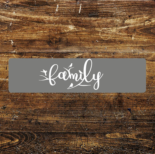 family quote Metal Sign Plaque