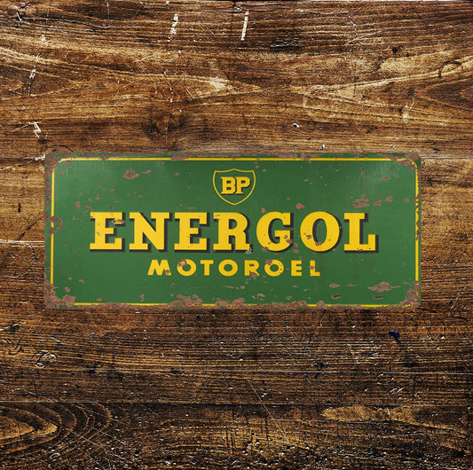 BP Energol Motor oil Automotive Car | Metal Sign Plaque