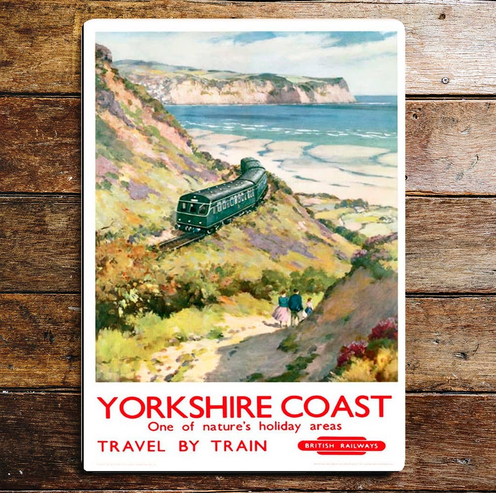 Yorkshire Coast British Railways | Metal Sign