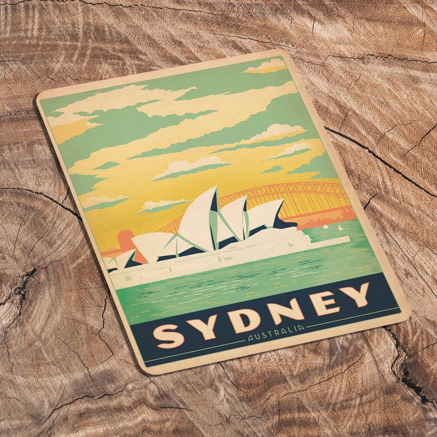 Sydney Australia Metal Travel Wall Sign