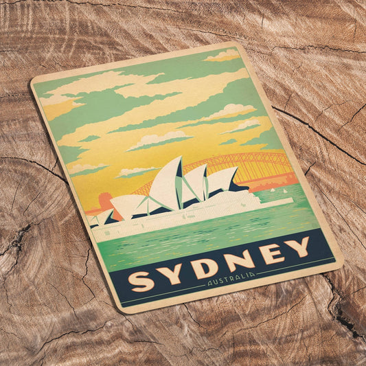 Sydney Australia Metal Travel Wall Sign