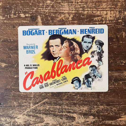 Casablanca | Metal Movie Wall Sign