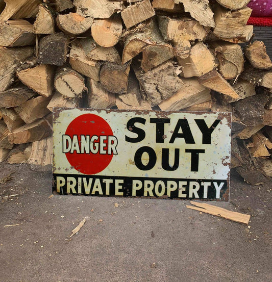 Stay Out Private Property 24 | Metal Wall Sign