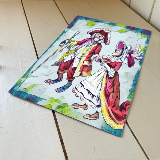 Wonders Of The Circus Monkeys | Metal Wall Sign