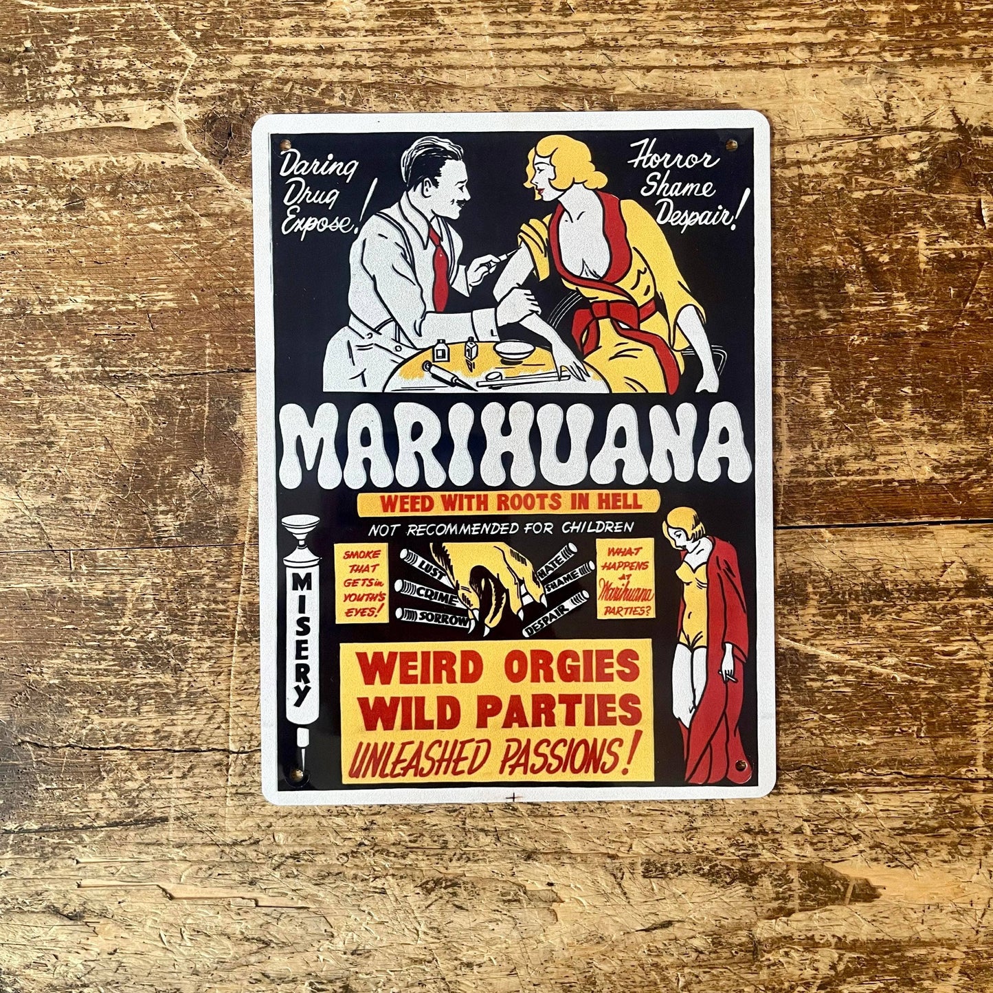 Marijuana Movie | Metal Movie Wall Sign