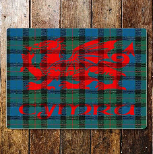 Welsh Dragon Wales Cymru | Metal Sign Plaque