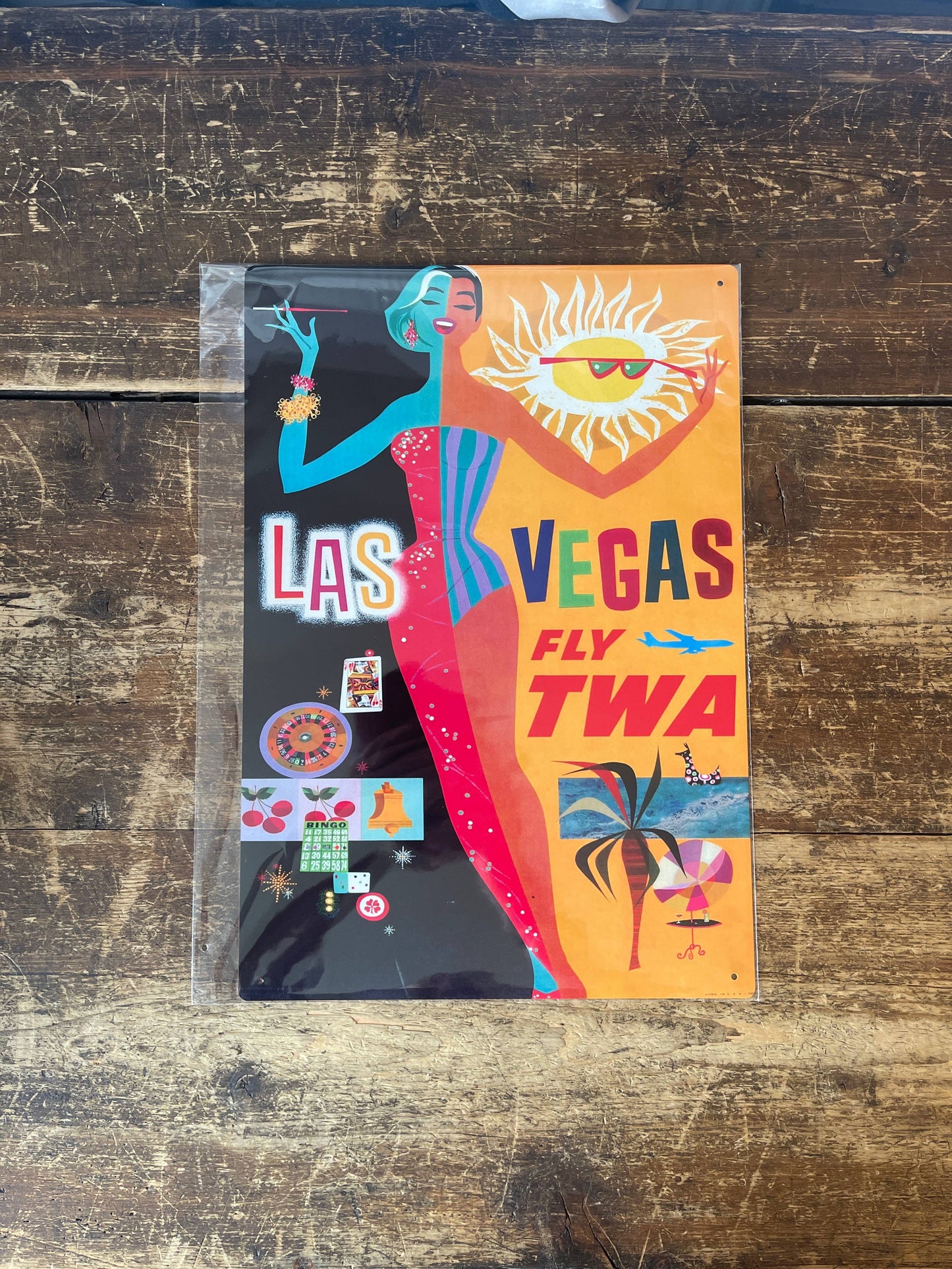 Las Vegas | Metal Wall Sign Plaque