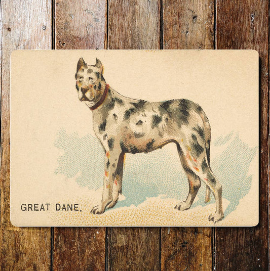 Great Dane
Dog breed vintage | Metal Sign Plaque
