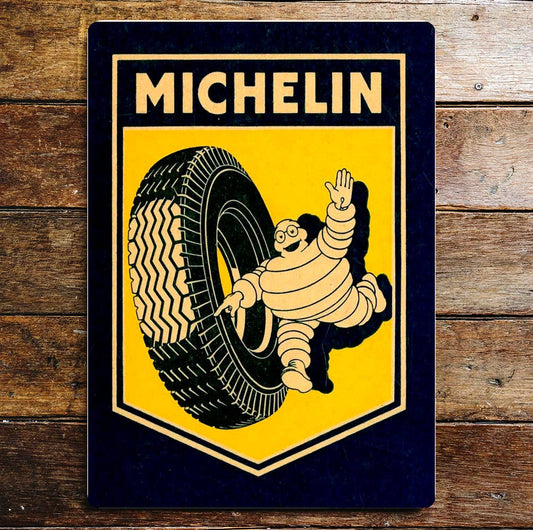 Michelin Tires Black | Metal Sign