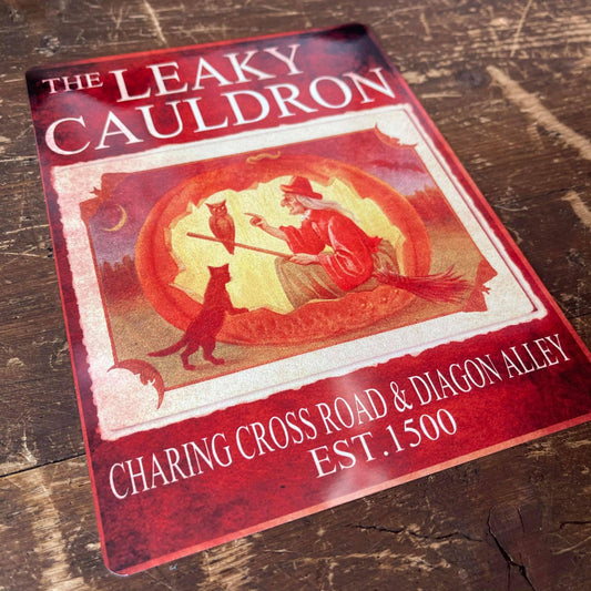 Leaky Cauldron Harry potter | Metal Movie Wall Sign