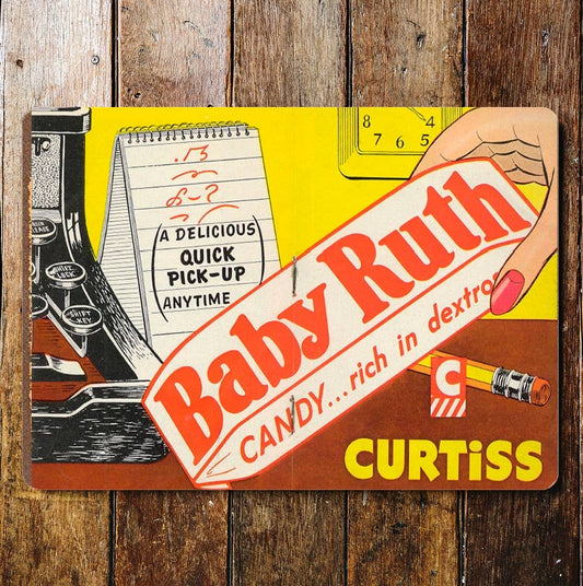 Baby Ruth Candy | Metal Advertising Wall Sign