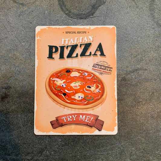 Italian Pizza Take Away Food | Metal Retro Wall Sign
