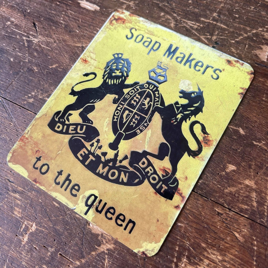 Soap Makers To the Queen Elizabeth II Metal Sign Plaque
