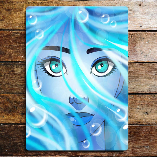 Mystic Blue Art | Metal Sign Plaque