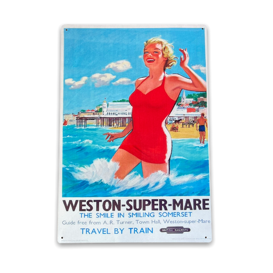 WestonSuperMare Smile In Smiling | Metal Sign