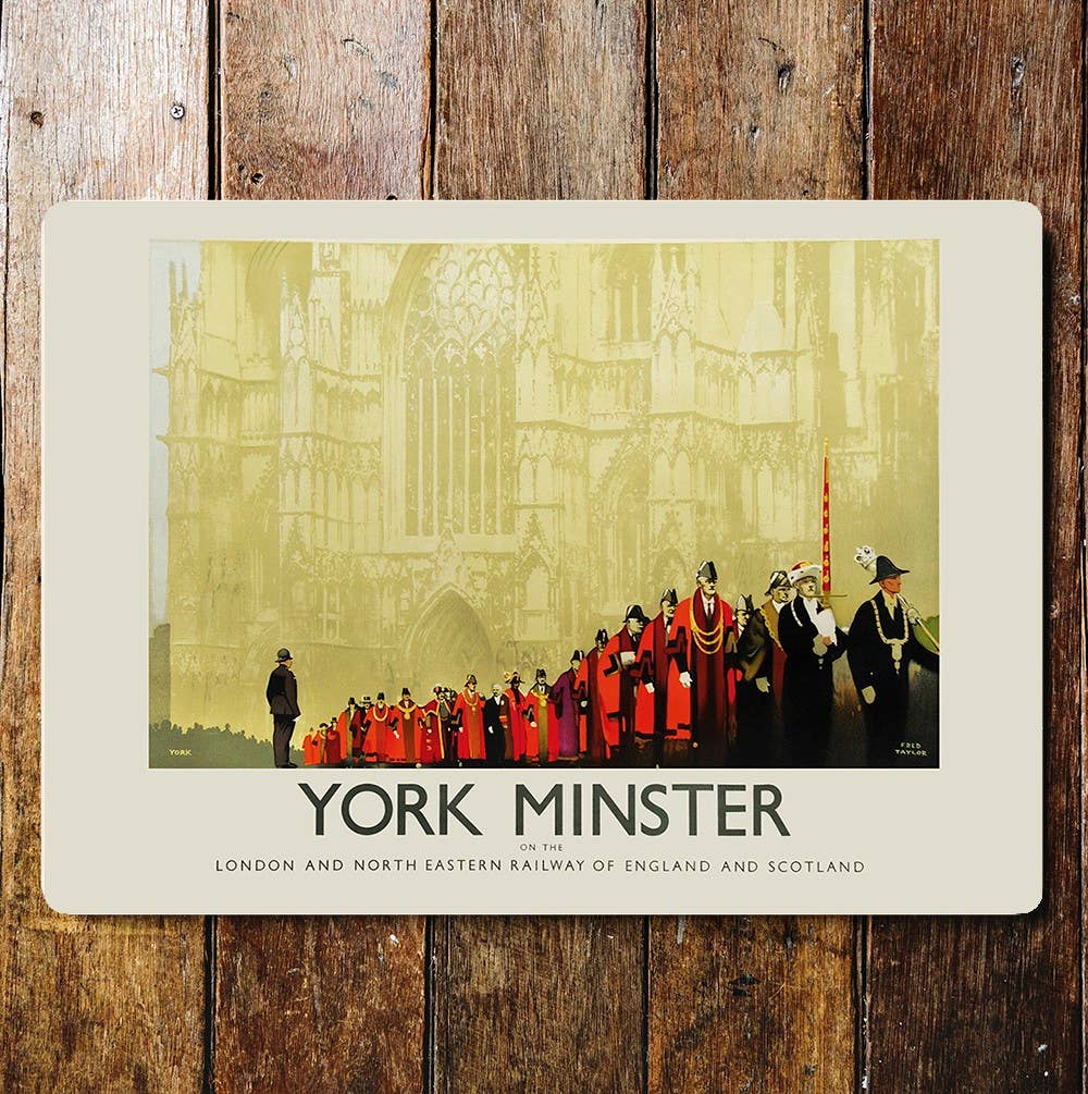 York Civic Procession Minster Cathedral | Metal Sign Plaque
