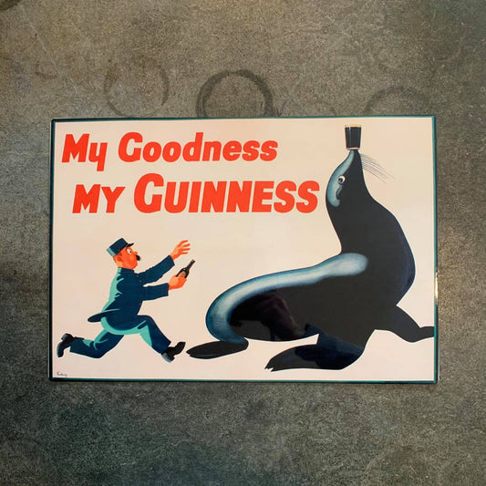 My Goodness My Guinness Seal Sea Lion | Metal Sign