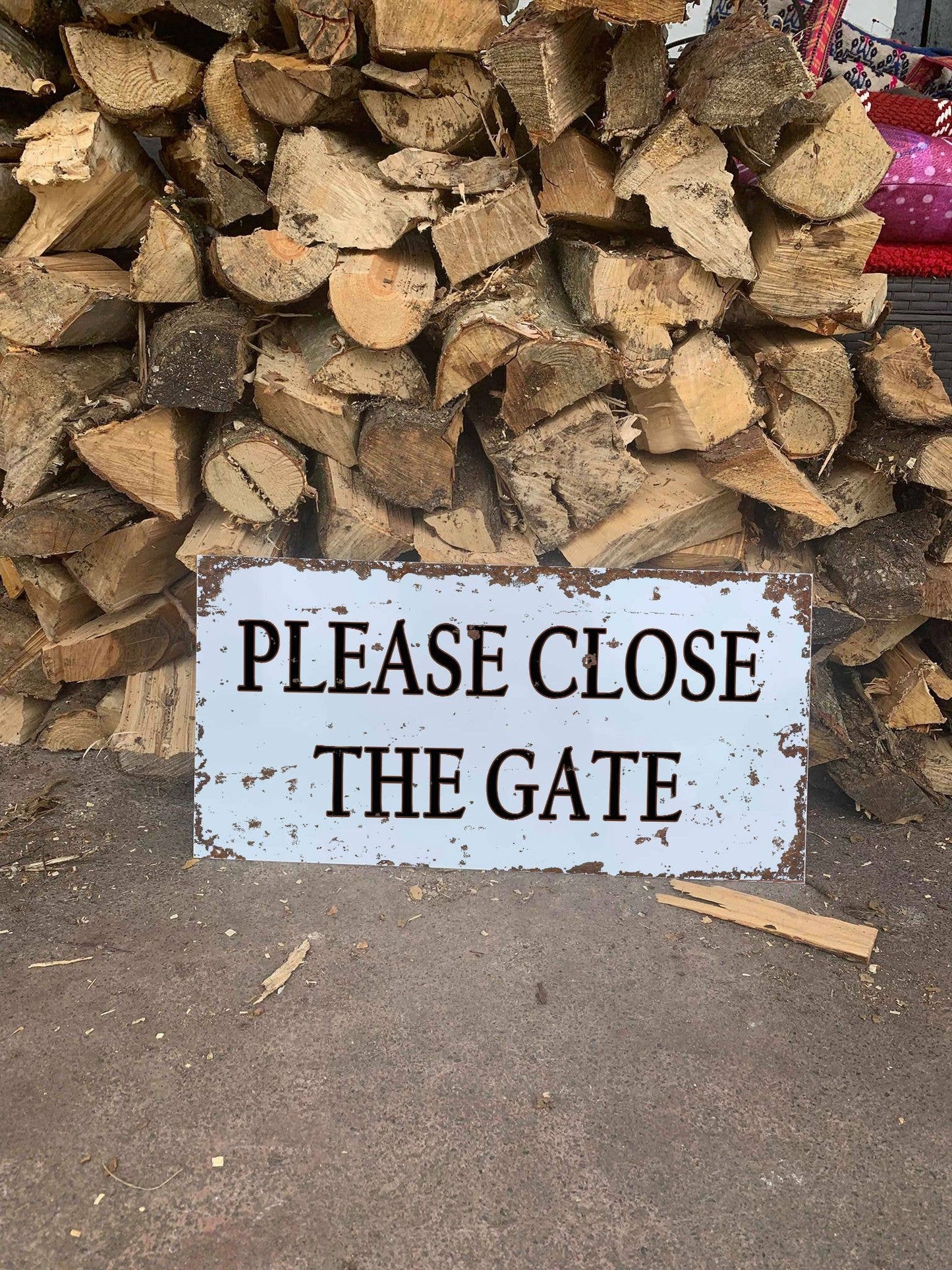 Please Close The Gate - Kitchen | Metal Wall Sign