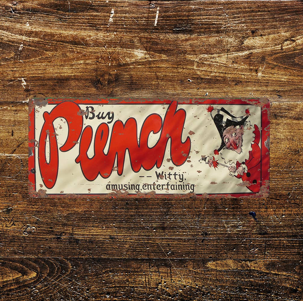Punch fairground circus Doll | Metal Sign Plaque