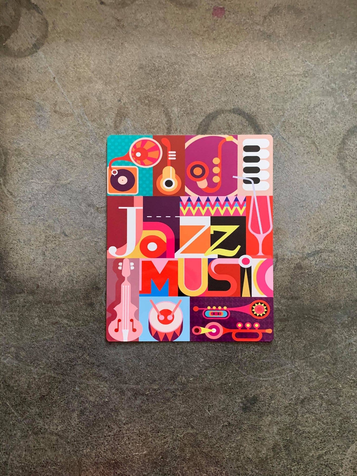 Jazz Music | Metal Travel Wall Sign