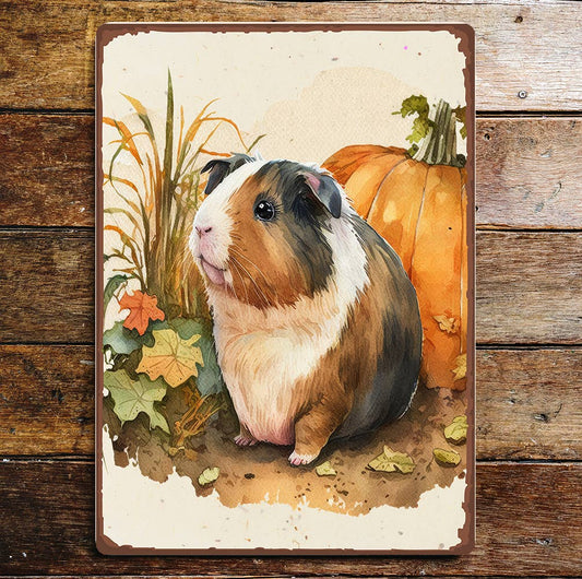 Garden Fun Guinea Pig | Metal Sign Plaque