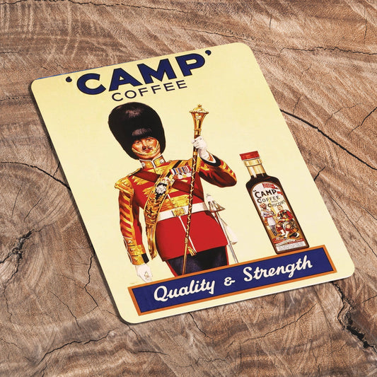 Camp Coffee | Metal Advertising Wall Sign