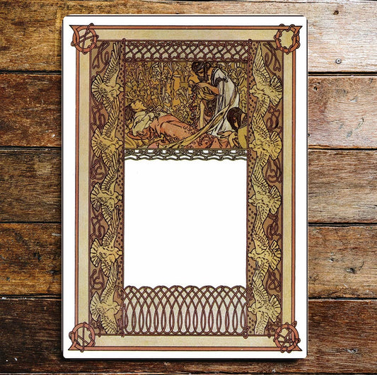 Art Deco Personalize Framed Sign | Metal Sign Plaque