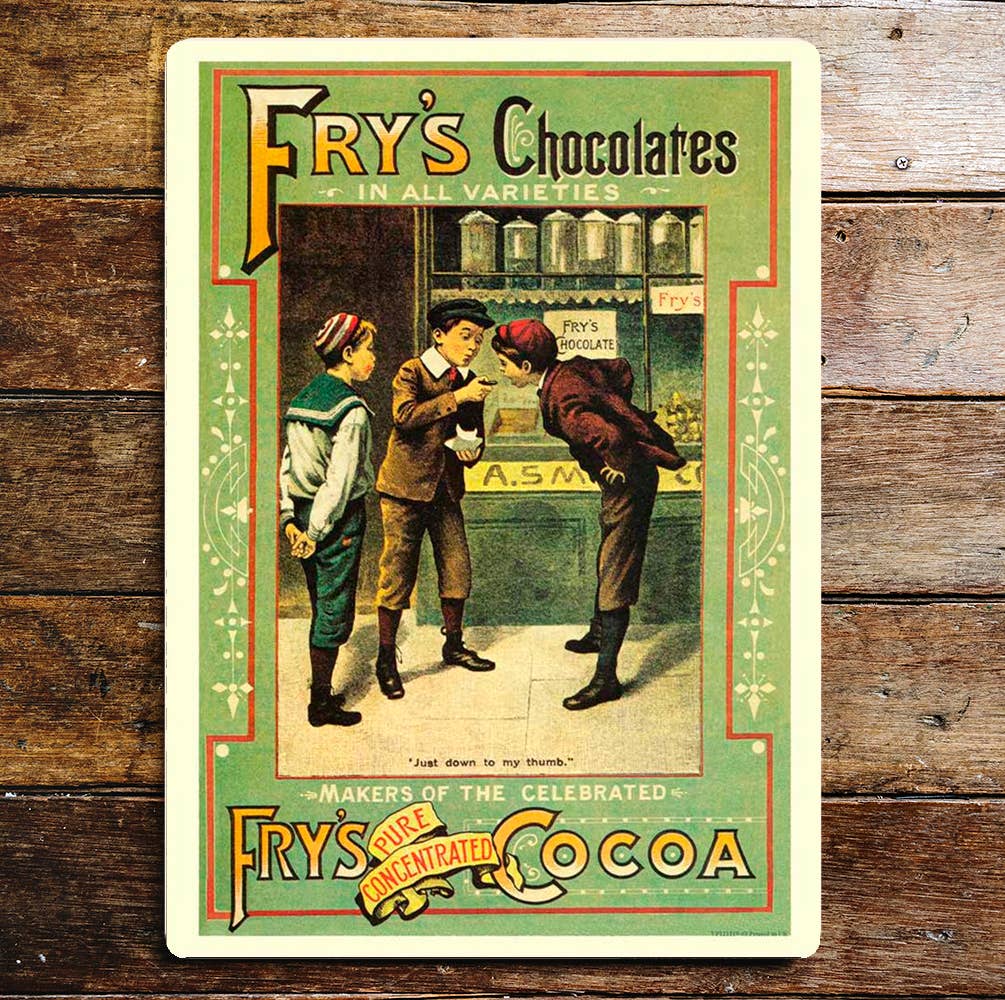 Frys Cocoa & Chocolates Sweet Shop | Metal Sign