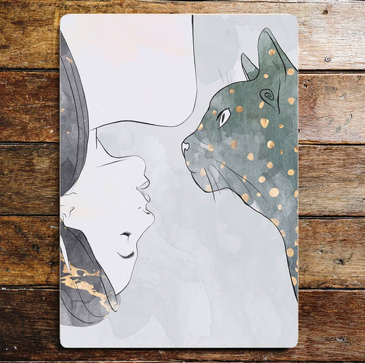 My Cat Pet Best Friend Art | Metal Sign Plaque