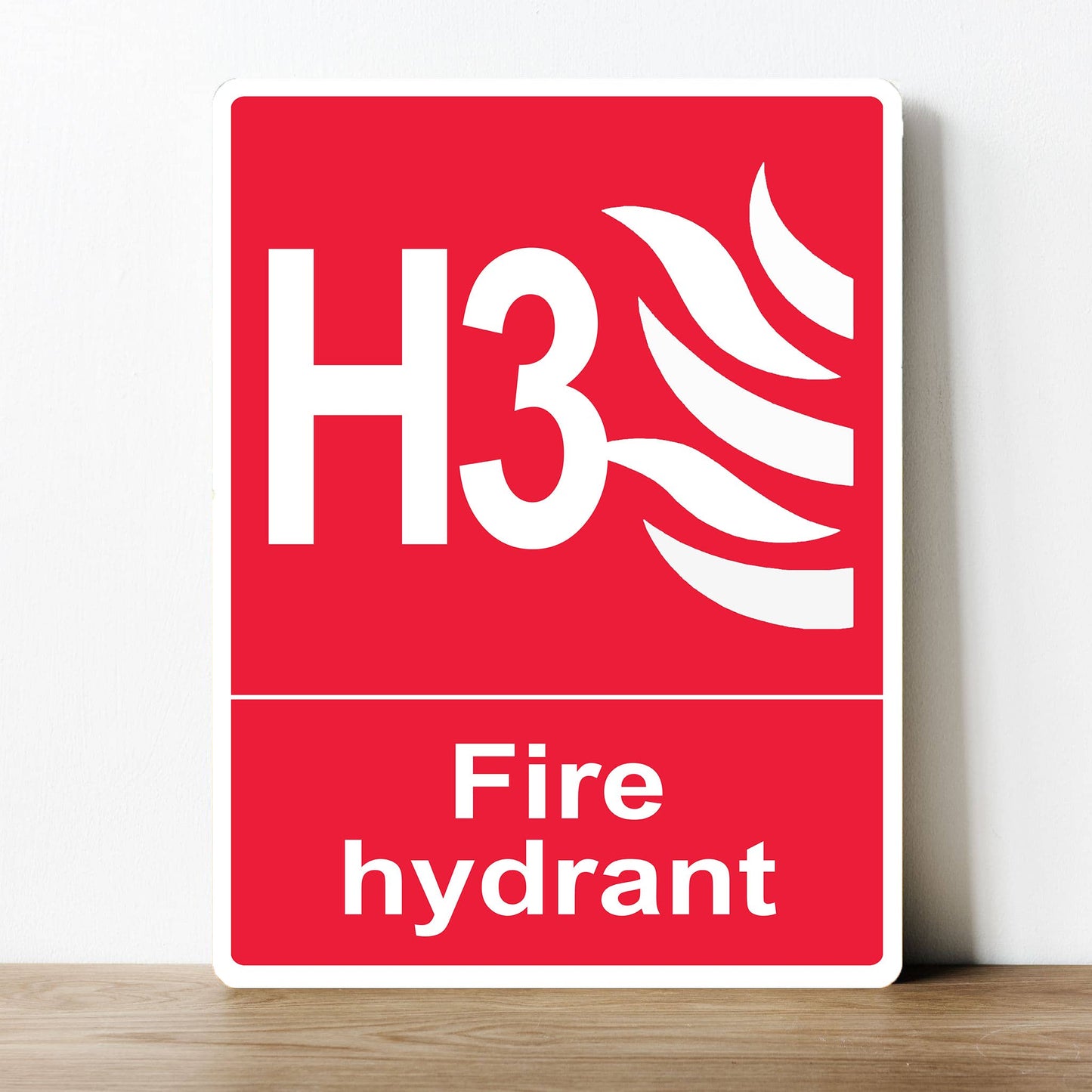 Fire Hydrant Signage H3 | Metal Sign Plaque