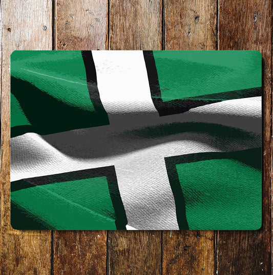 Flag Devon Travel | Metal Wall Sign Plaque